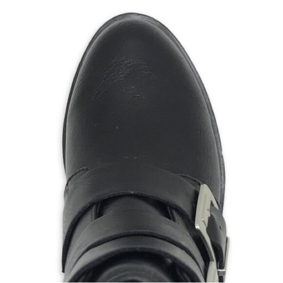 NWT Time and Tru Women's Three Buckle Bootie Faux Leather 6.5 - Picture 5 of 10